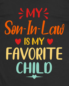 My Son In Law Is My Favorite Funny Womens T-Shirt