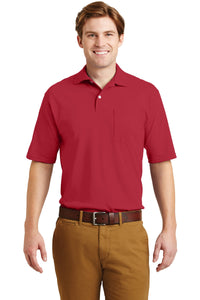 JERZEES SpotShield 54Ounce Jersey Knit Sport Shirt with Pocket 436MP