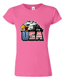 1776 USA Eagle Flag American Patriotic Veteran Womens T-Shirt