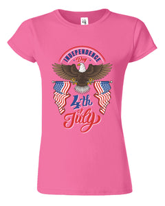 American Independence Day Happy 4th Of July Womens T-Shirt