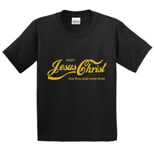 Enjoy Jesus Christ Printed T-Shirt for Kids - ApparelinClick