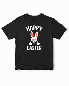 Happy Easter Bone Rabbit Funny Graphic Kids T-Shirt