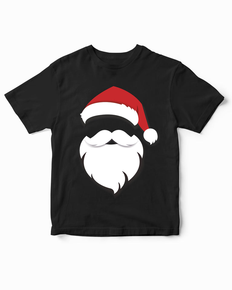 Santa Beard Sarcastic Happy Christmas Kids T-Shirt