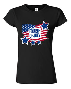 Happy Independence Day 4Th Of July Womens T-Shirt