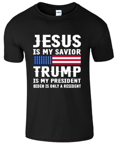 Jesus Independence Day 4th Of July Men's T-Shirt