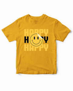Happy Smiley Face Sarcastic Kids T-Shirt