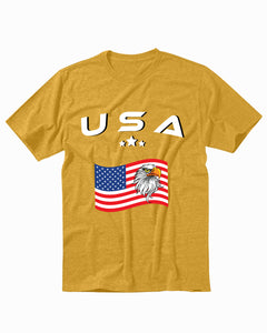 Patriotic American Eagle Flag 4th Of July Men's T-Shirt