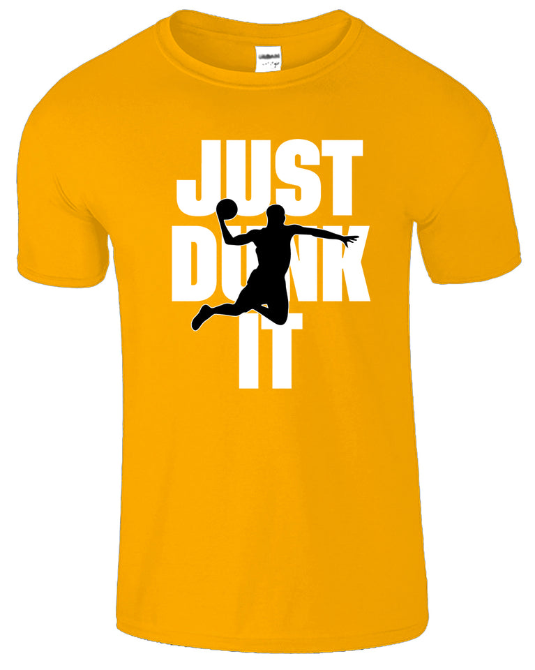 Basketball Just Dunk It Cool Graphic Men's T-Shirt