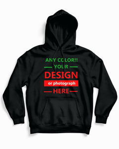 Personalized Custom Your Photo Text Hoodie