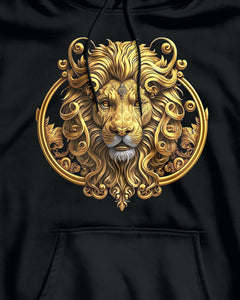 Angry Golden Lion Animal Face King Hoodie
