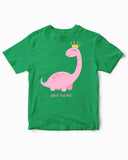 Personalized Cute Dinosaur Short Sleeve Kids T-Shirt