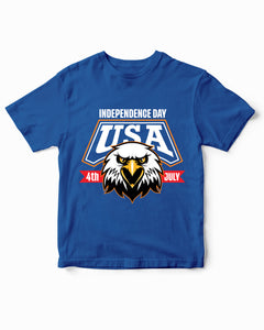 USA America Eagle Independence Day 4th Of July Kids T-Shirt