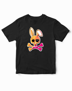 Pirate Bone Rabbit Funny Sarcastic Kids T-Shirt