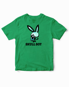 Skull Boy Skeleton Face Funny Kids T-Shirt