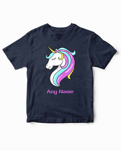 Personalized Custom Uni-Corn Funny Kids T-Shirt