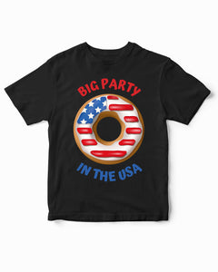 Party In The USA 4th Of July Independence Day Kids T-Shirt