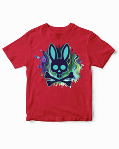 Bone Rabbit America Happy Easter Day Kids T-Shirt