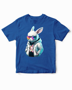 Bone Rabbit Bunny Funny Sarcastic Kids T-Shirt