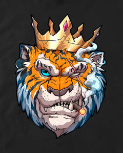King Tiger Animal Lover Funny Kids T-Shirt