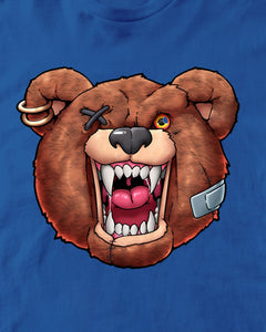 Bear Angry Face Sarcastic Novelty Kids T-Shirt