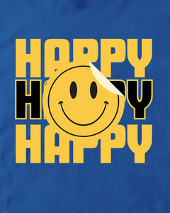 Happy Smiley Face Sarcastic Kids T-Shirt