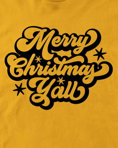 Merry Christmas Yall Holiday Funny Kids T-Shirt