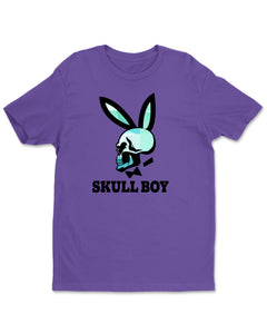 Skull Boy Skeleton Face Funny Womens T-Shirt
