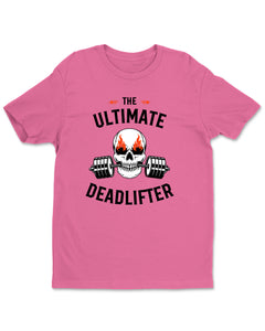 The Ultimate Deadlifter Gym Skull Womens T-Shirt