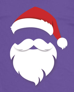 Santa Beard Sarcastic Happy Christmas Womens T-Shirt