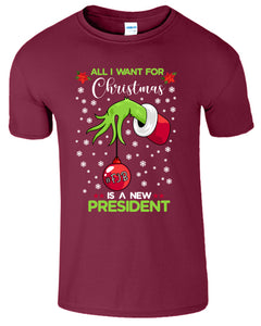 All I Want Christmas Hanging Ball Men's T-Shirt