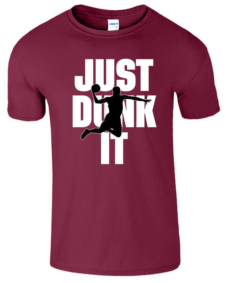Basketball Just Dunk It Cool Graphic Men's T-Shirt