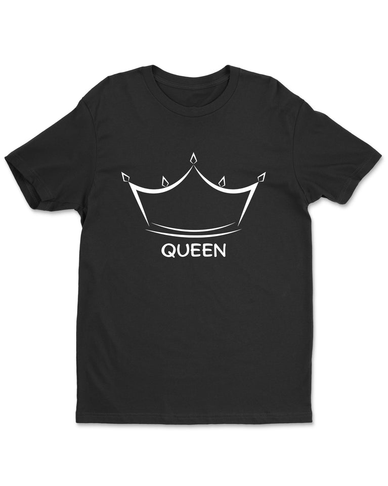 Queen Princess Crown  Womens T-Shirt