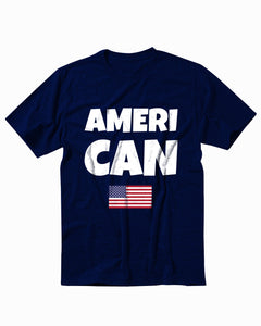 American USA Flag Funny Men's T-Shirt