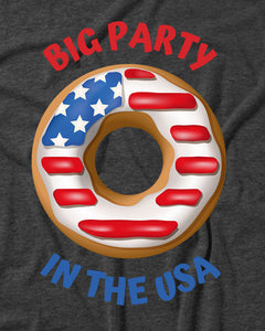 Party In The USA 4th Of July Independence Day Men's T-Shirt