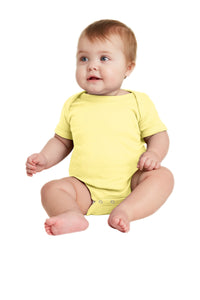 Rabbit Skins Infant Short Sleeve Baby Rib Bodysuit RS4400