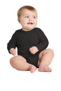 Rabbit Skins Infant Long Sleeve Baby Rib Bodysuit RS4411