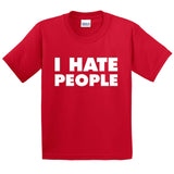 I Hate People Printed T-Shirt for Kids - ApparelinClick