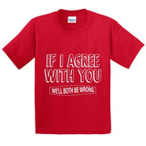 Both Wrong Funny Printed T-Shirt for Kids - ApparelinClick