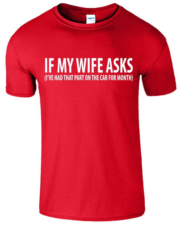 Wife Want Car Printed Men's T-Shirt