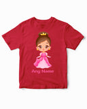 Personalized Princess Girl Kids T-Shirt