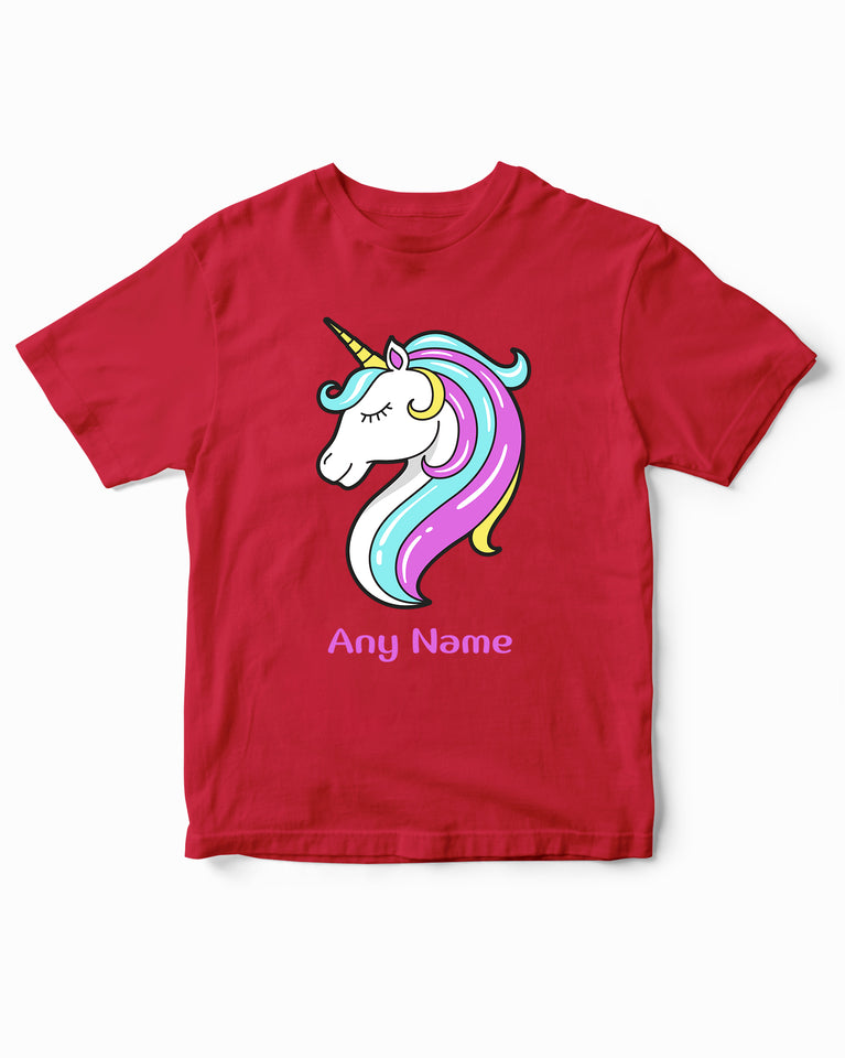 Personalized Custom Uni-Corn Funny Kids T-Shirt