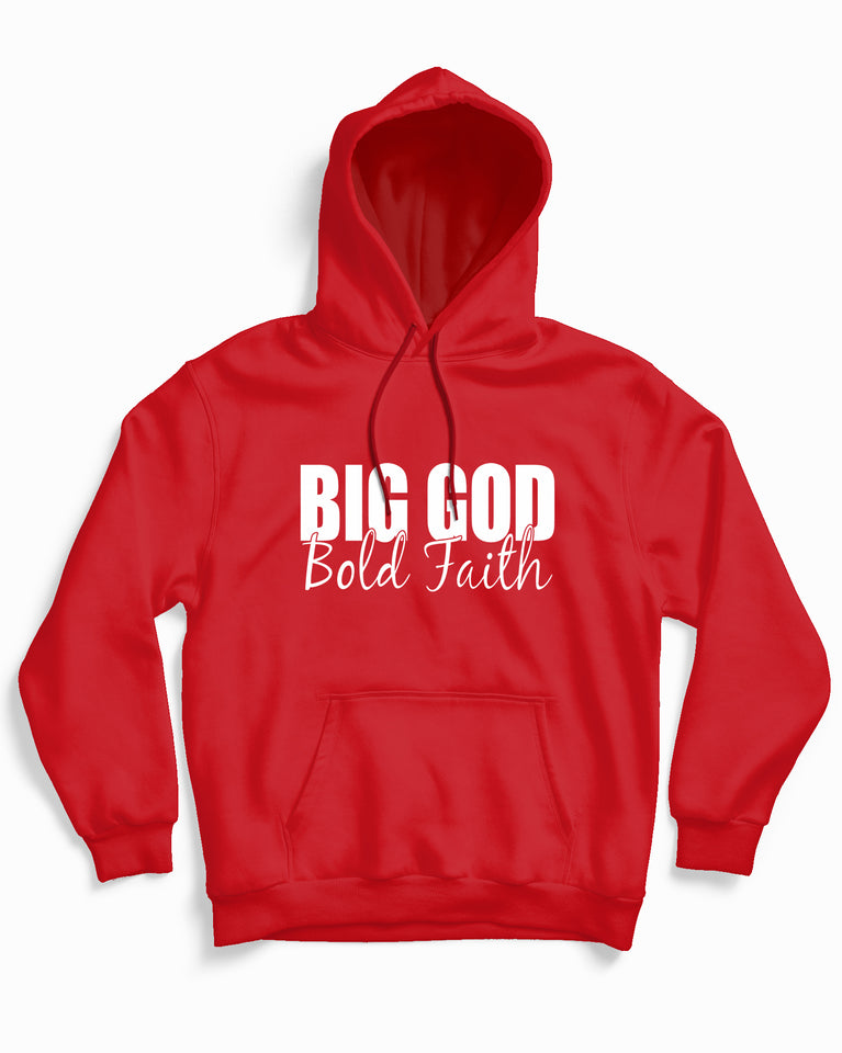 Big God Bold Faith Christian Religious Hoodie
