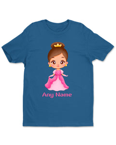 Personalized Princess Girl Womens T-Shirt