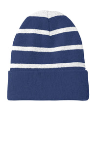 Sport-Tek Striped Beanie with Solid Band STC31