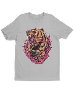 Angry Bear Scary Animal Love Womens T-Shirt
