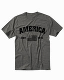 USA American Distressed Flag 1776 Sarcastic Men's T-Shirt