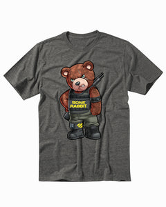 Angry Bear Bone Rabbit Sarcastic Men's T-Shirt
