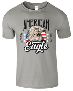 American Eagle Face 4th Of July Funny Men's T-Shirt