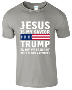Jesus Independence Day 4th Of July Men's T-Shirt