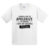 Apologize Logo Printed T-Shirt for Kids - ApparelinClick